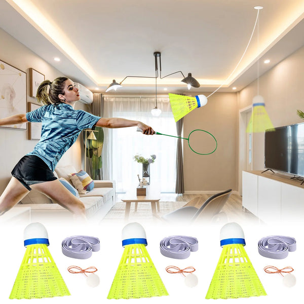 Automatic rebound badminton racket