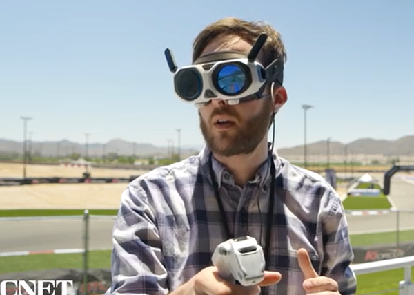 AI FPV Headset Drone